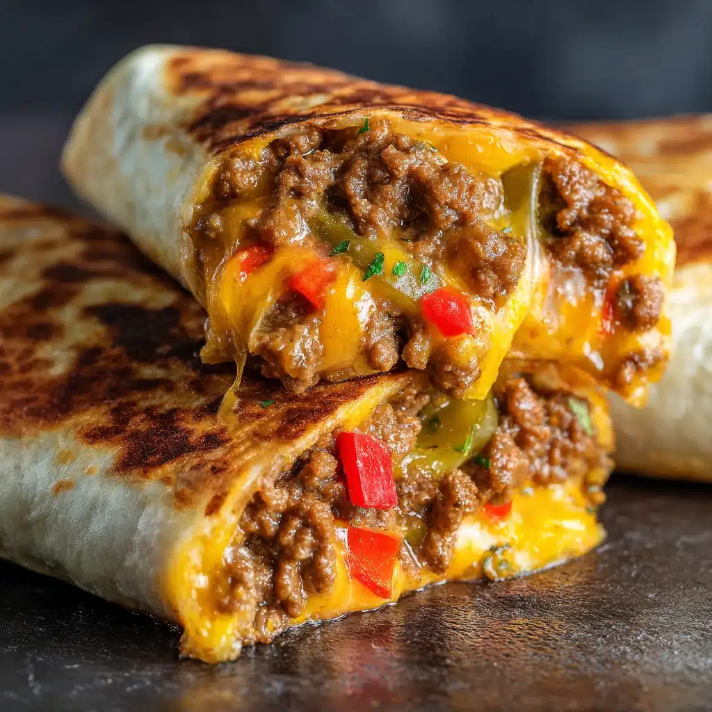 Air Fryer Cheeseburger Wraps Recipe - Recipe Image