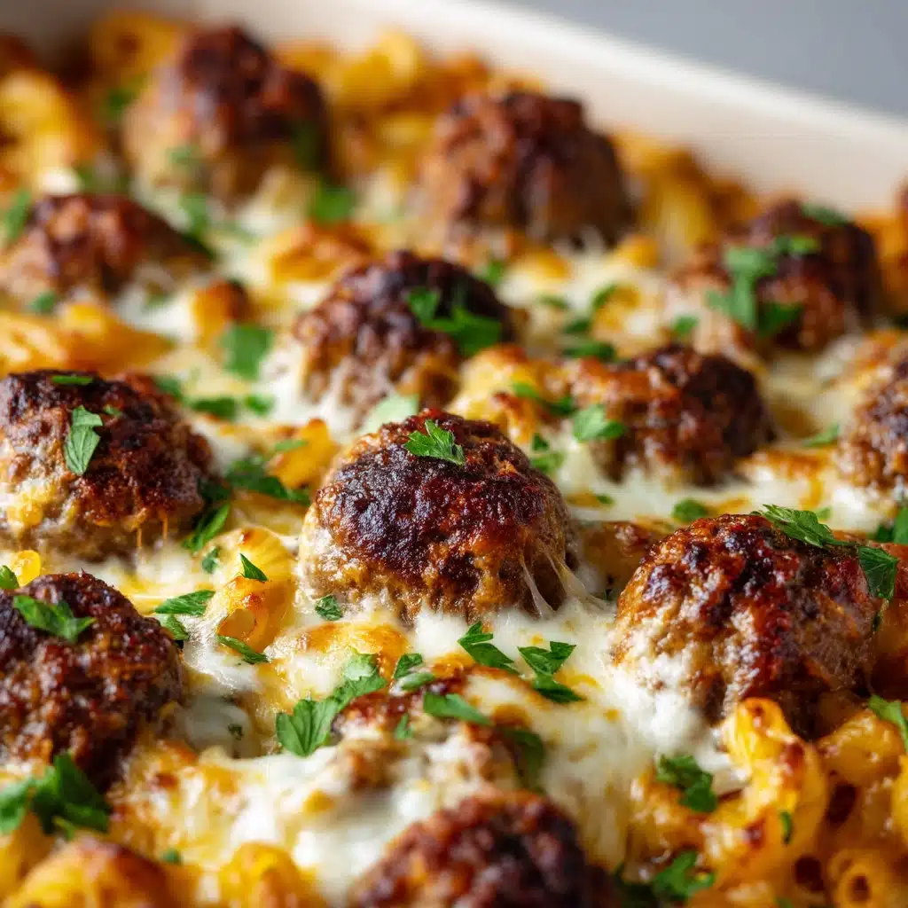 Dump-and-Bake Meatball Casserole Recipe - Recipe Image