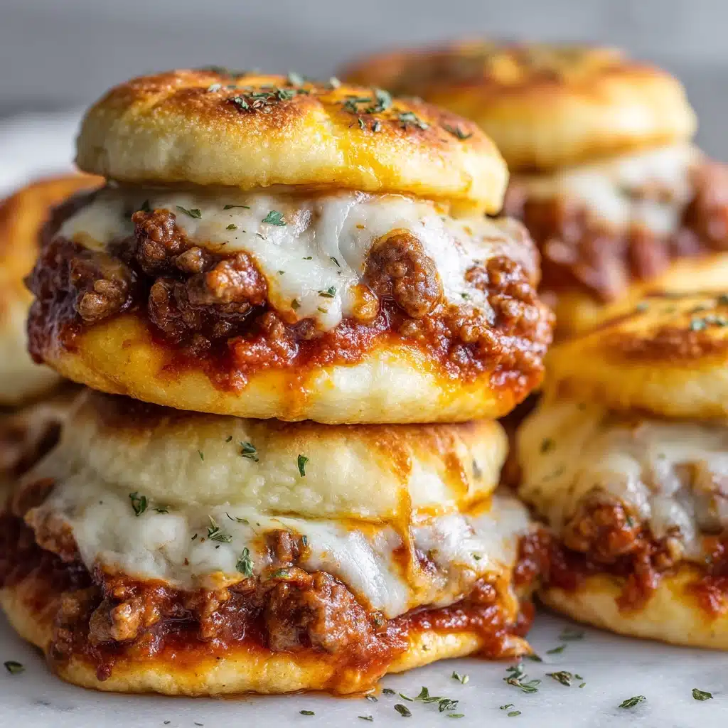 Old School Pizza Burgers Recipe - Recipe Image
