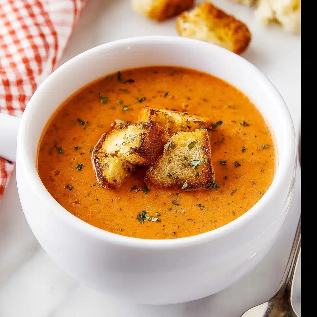 Roasted Tomato Basil Soup Recipe - Recipe Image