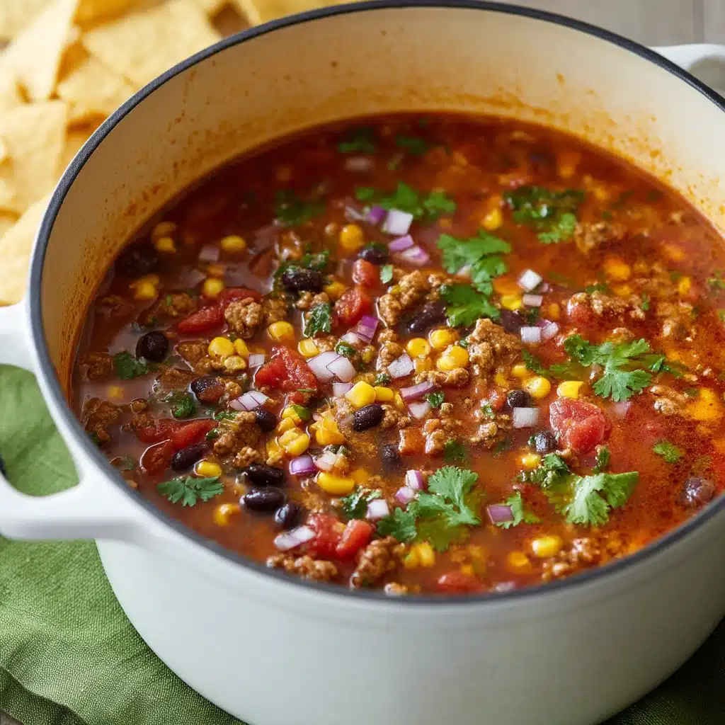Simple Taco Soup Recipe - Recipe Image