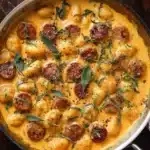 Creamy Butternut Squash Gnocchi with Sausage Recipe