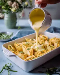 Vegan Pumpkin Ricotta Stuffed Shells Recipe