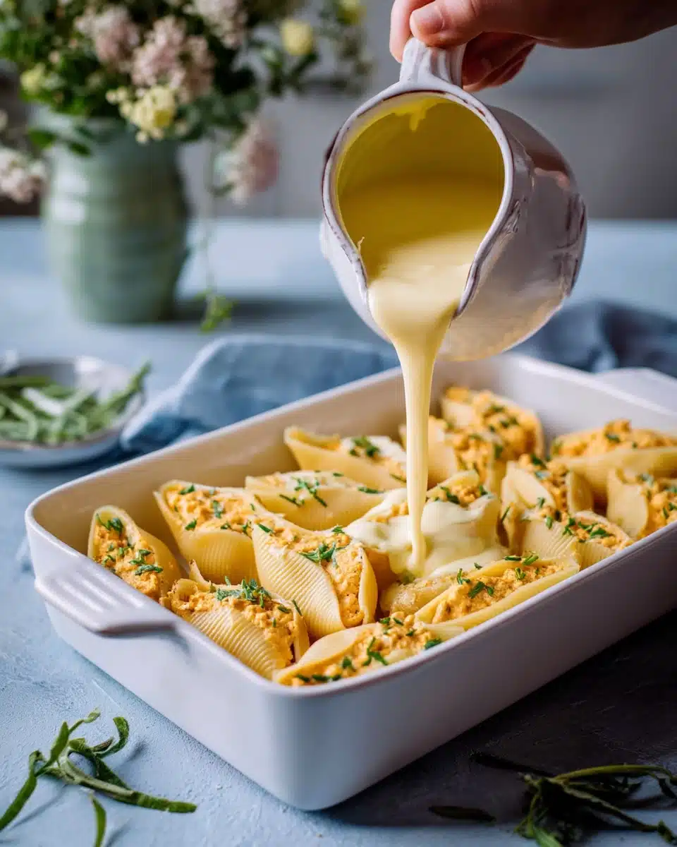 Vegan Pumpkin Ricotta Stuffed Shells Recipe