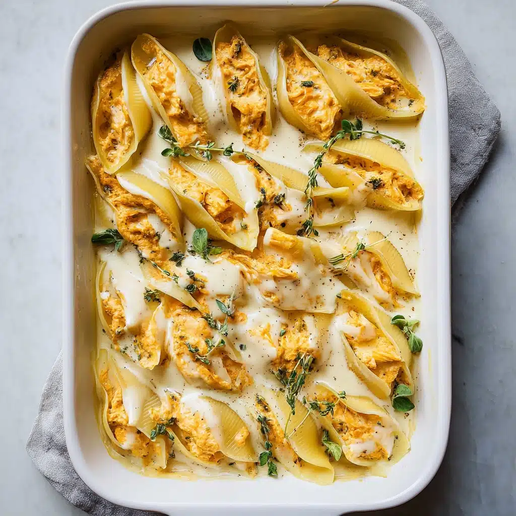 Vegan Pumpkin Ricotta Stuffed Shells Recipe - Recipe Image