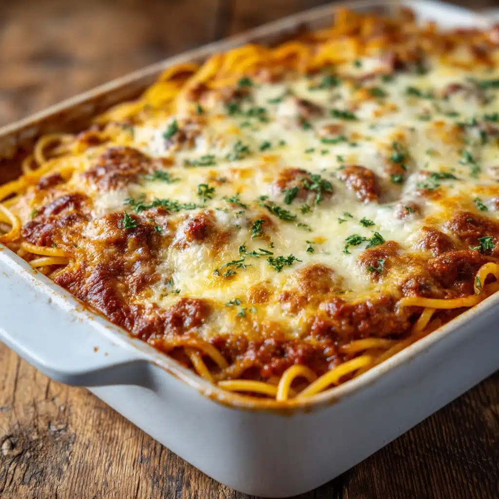 Baked Cream Cheese Spaghetti Recipe - Recipe Image