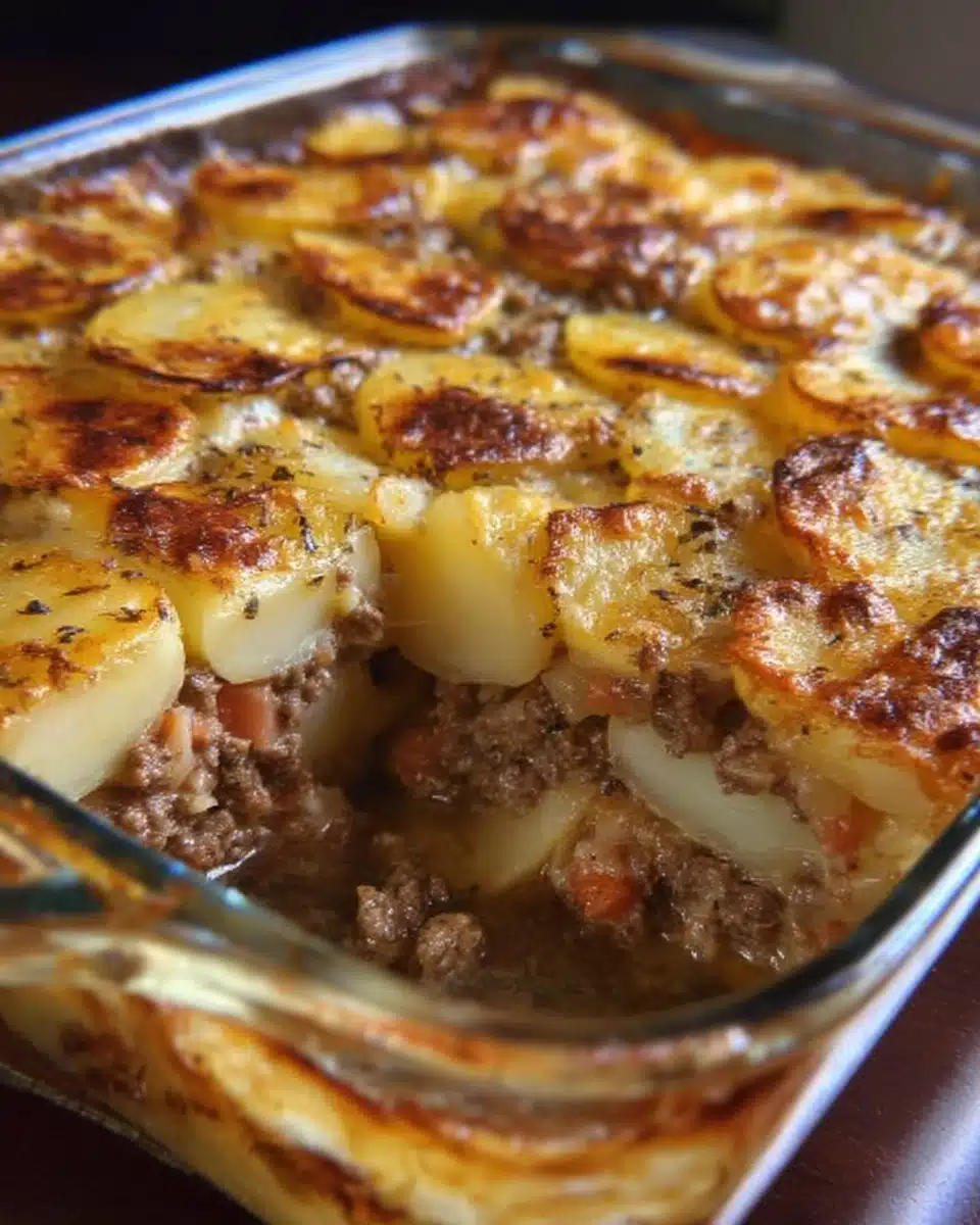 Ultimate Beef and Potato Layered Casserole Recipe