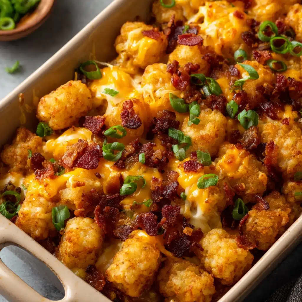 Bacon Egg & Tater Tot Casserole Recipe - Recipe Image