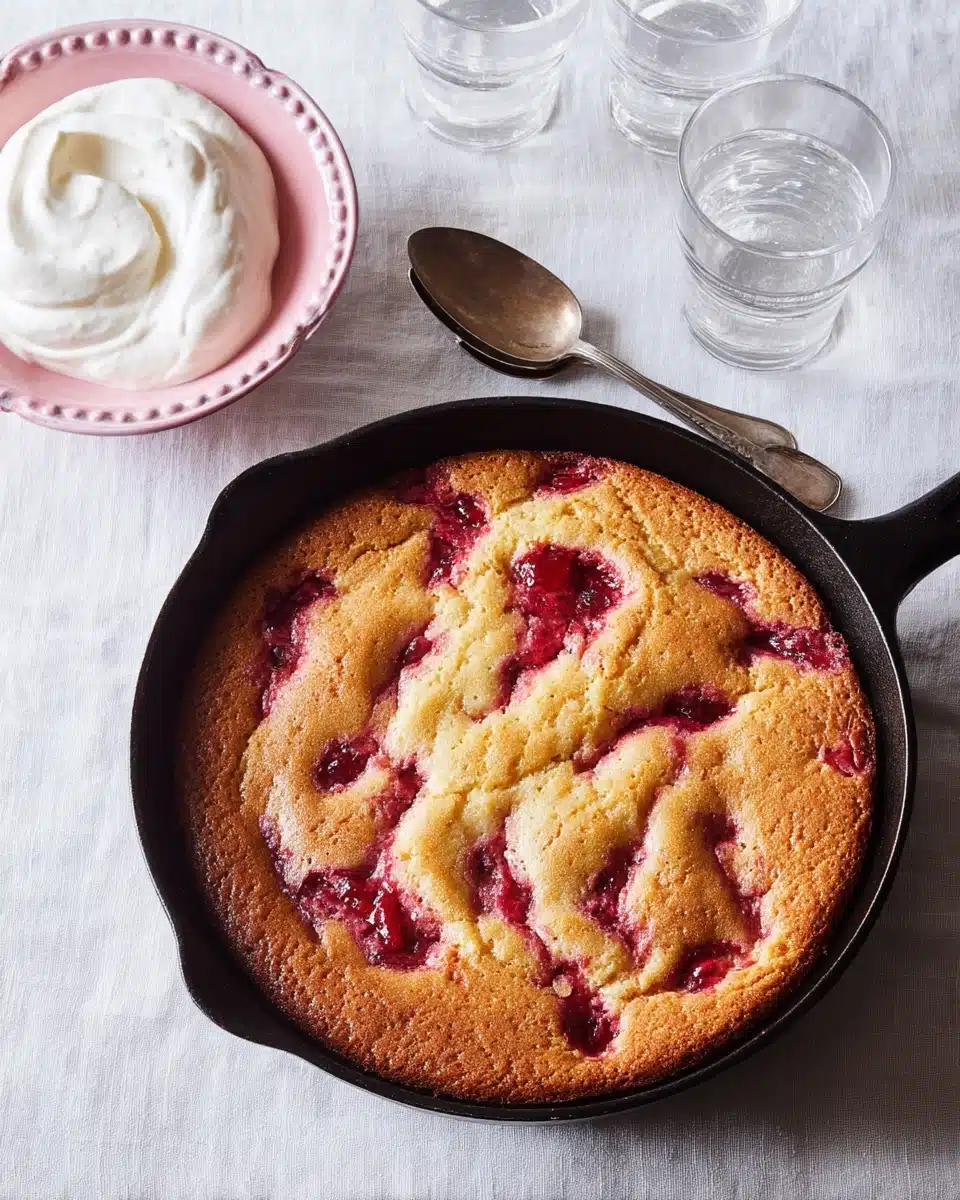 RHUBARB SPOON CAKE Recipe
