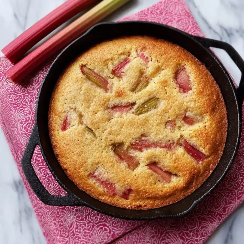RHUBARB SPOON CAKE Recipe - Recipe Image