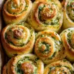 Cheesy Garlic Swirl Rolls Recipe