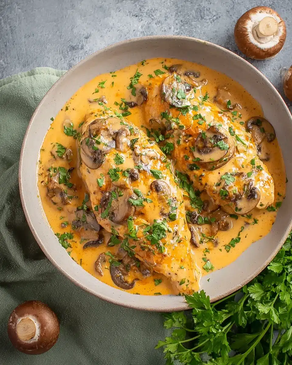 Slow Cooker Chicken Marsala Recipe