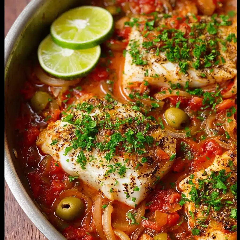 Fish in Veracruz Sauce Recipe - Recipe Image