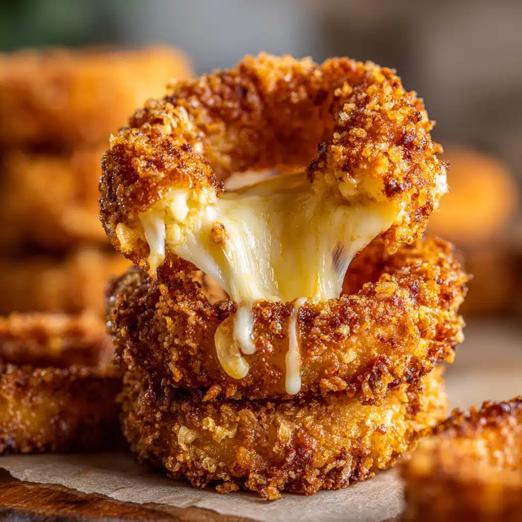 Cheesy Onion Rings Recipe - Recipe Image