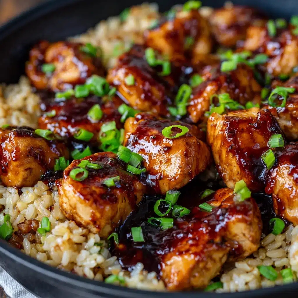 One-Skillet Honey BBQ Chicken & Rice Recipe - Recipe Image
