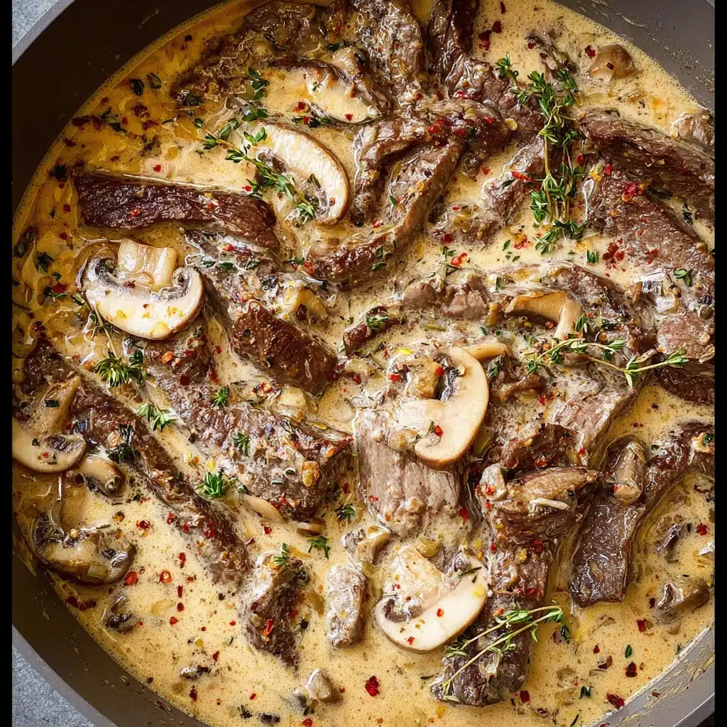 30-Minute Keto Beef Stroganoff Recipe - Recipe Image