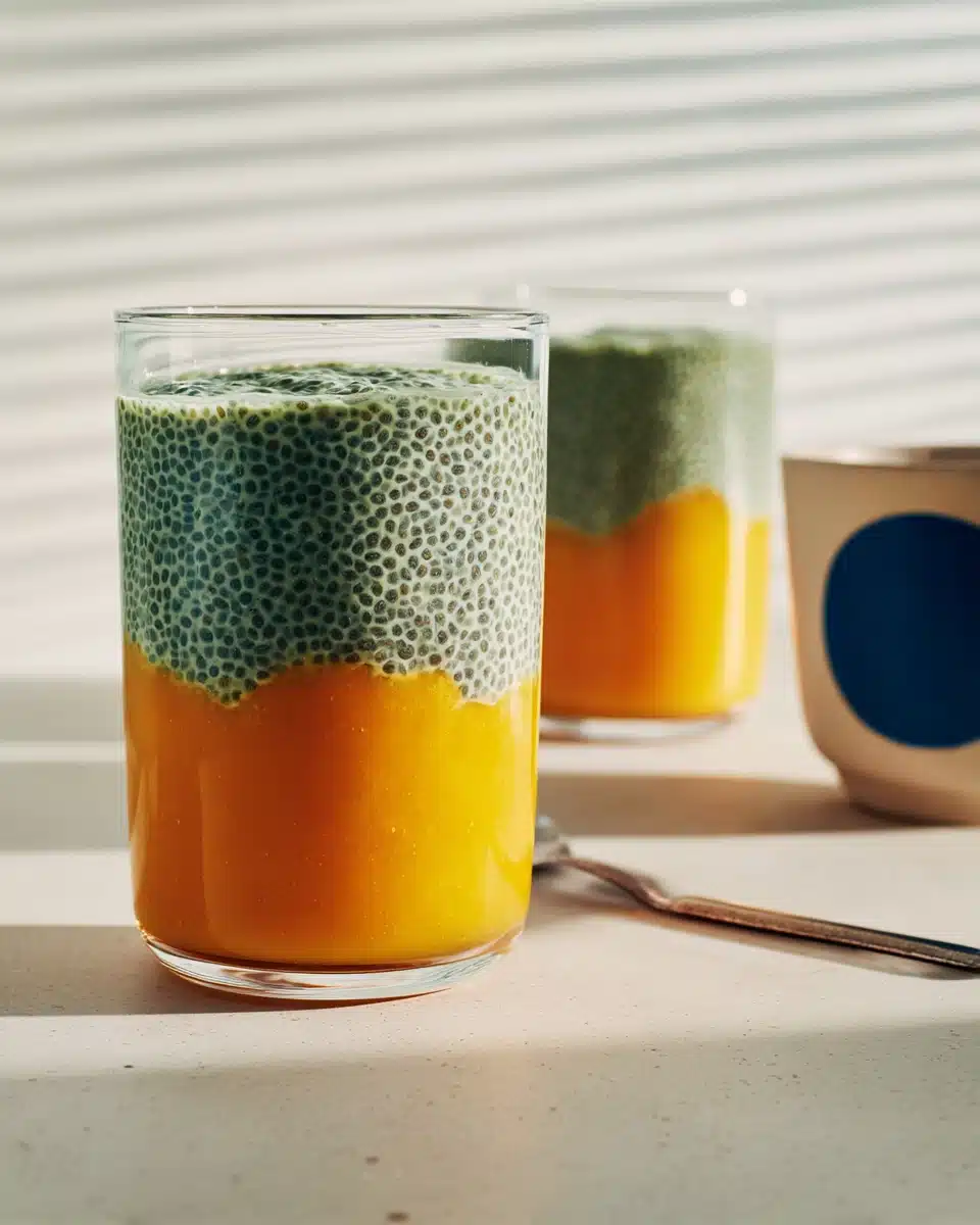 mango chia pudding matcha Recipe