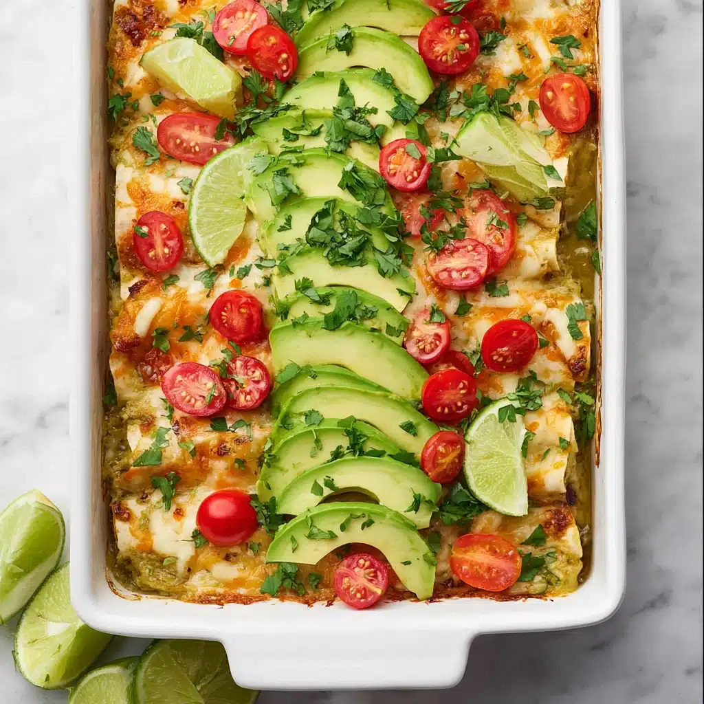 Green Chile Chicken Enchiladas Recipe - Recipe Image