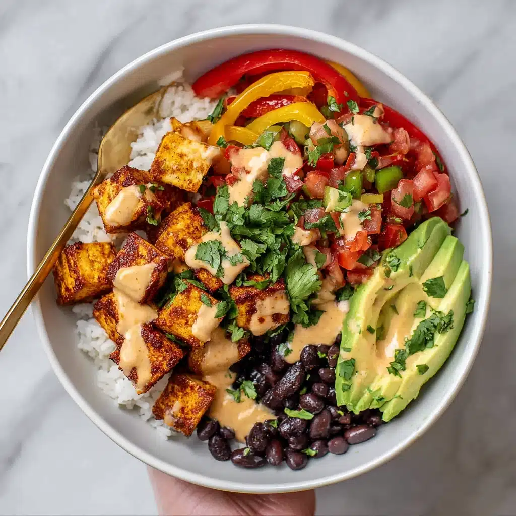 Baked Tofu Burrito Bowl Recipe - Recipe Image