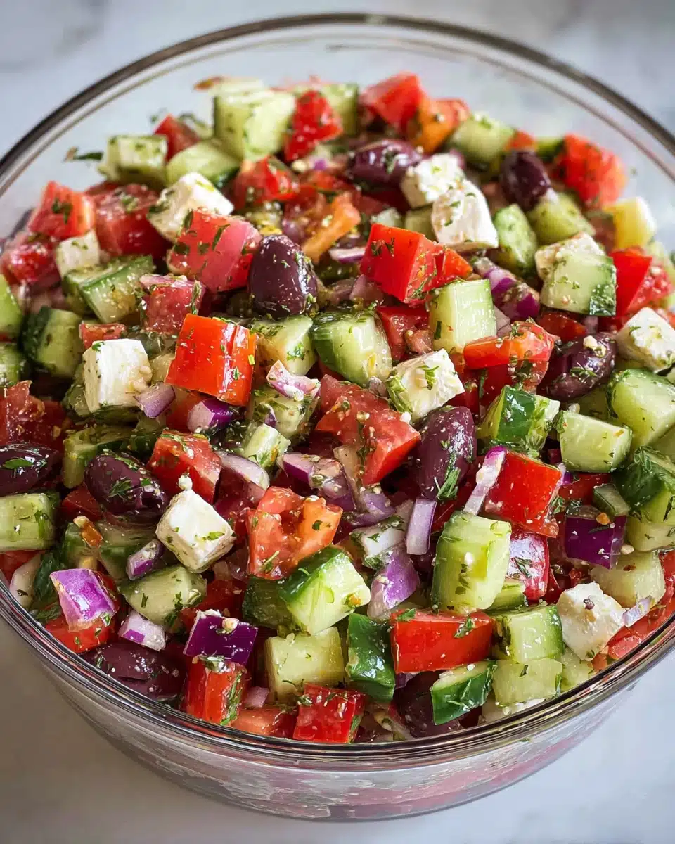 Cucumber and Tomato Salad with Feta Recipe