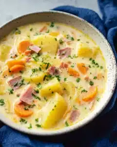 Hearty Yukon Gold Potato and Ham Soup Recipe