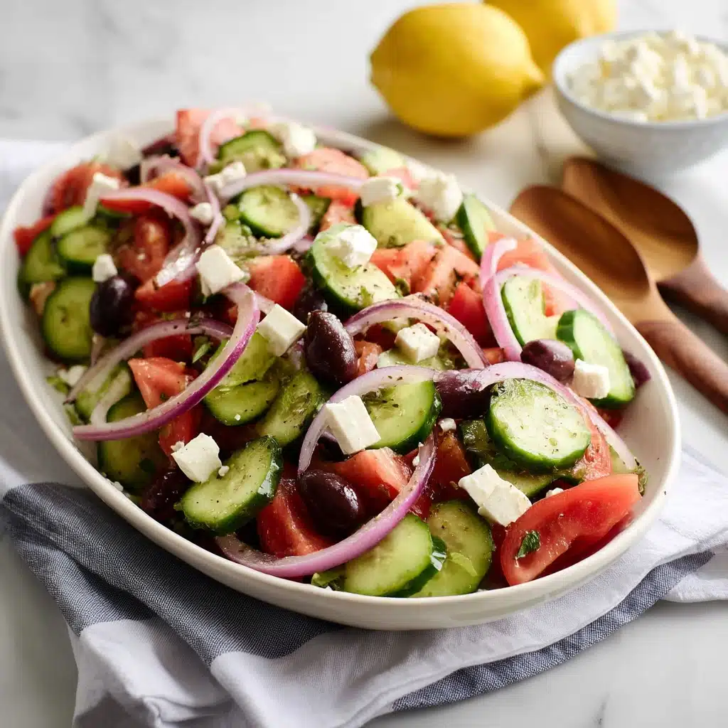 Greek Cucumber Salad Recipe - Recipe Image