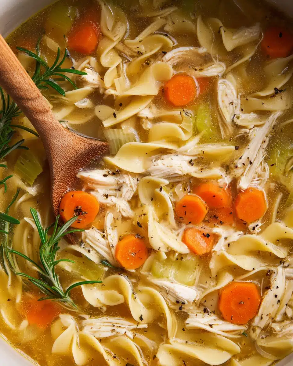 Crockpot Chicken Noodle Soup Recipe