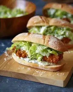 Crispy Chicken Caesar Sandwich Recipe
