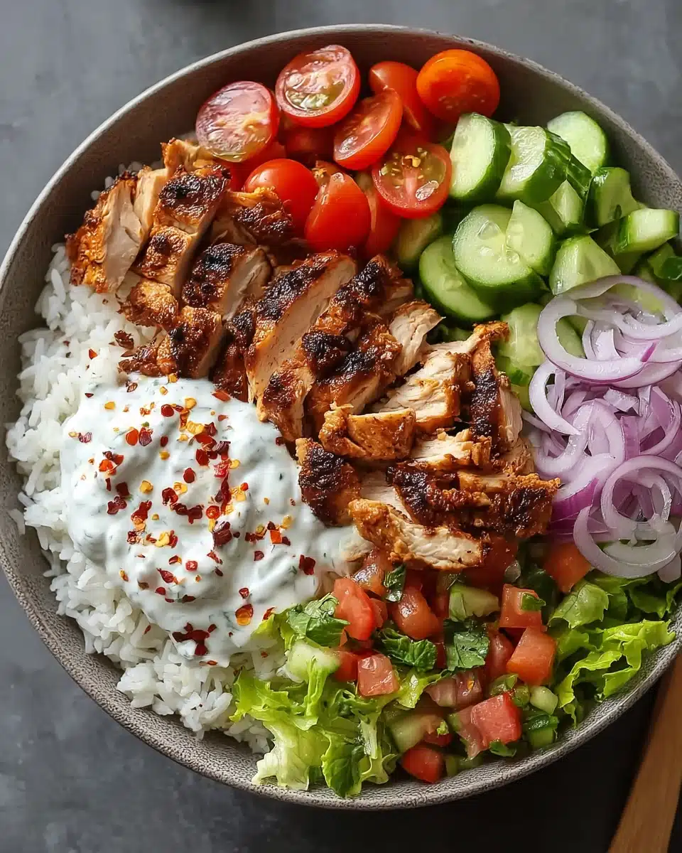 Delicious Chicken Shawarma Bowl Recipe