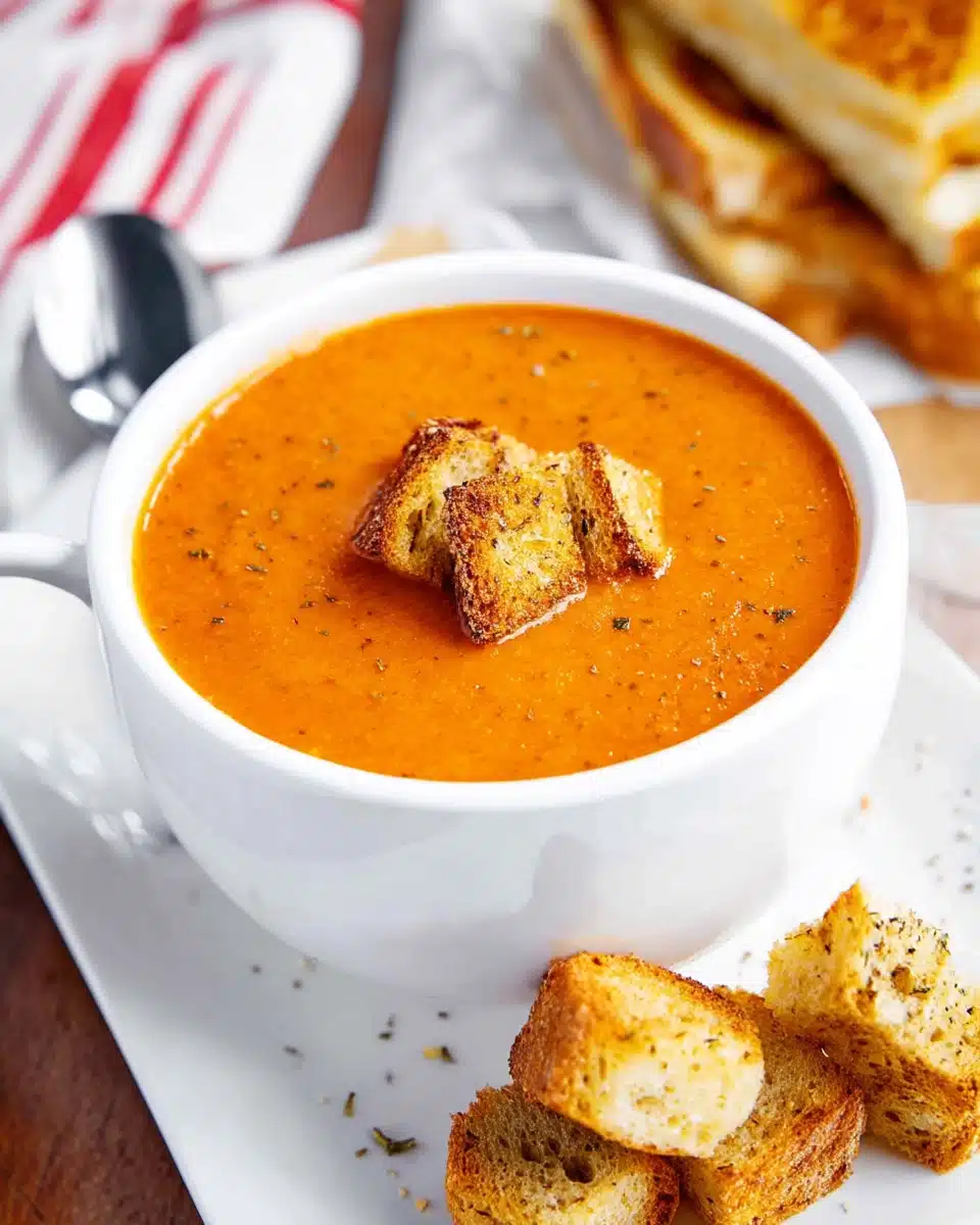 Roasted Tomato Basil Soup Recipe