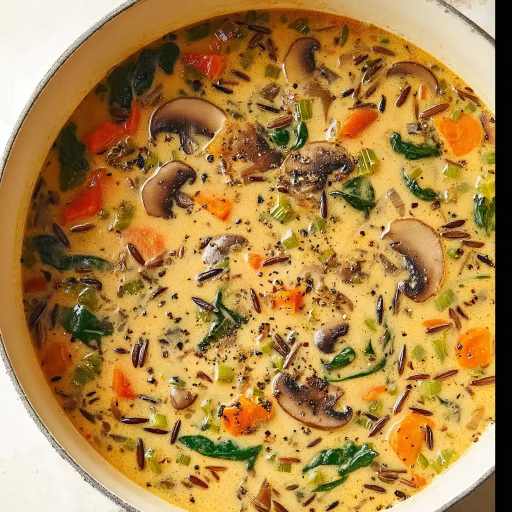 Cozy Autumn Wild Rice Soup Recipe - Recipe Image