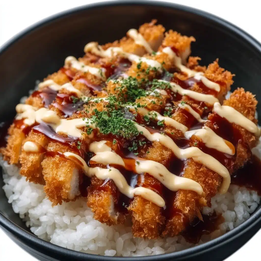 Japanese Katsu Bowls with Tonkatsu Sauce Recipe - Recipe Image
