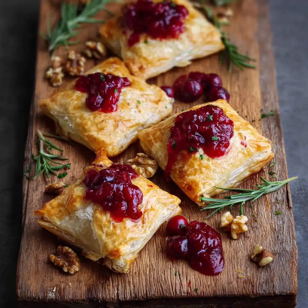 Raspberry Brie En Croute with Toasted Walnuts Recipe - Recipe Image