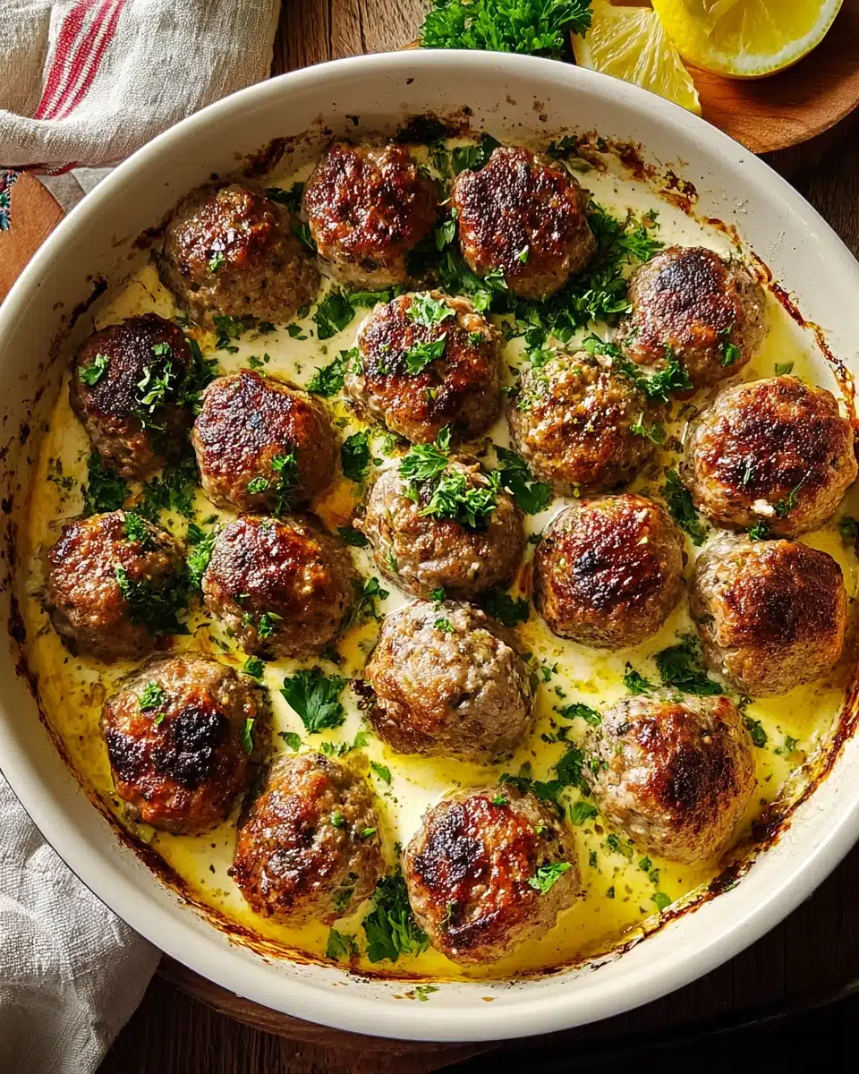 Greek Lamb Meatballs Recipe