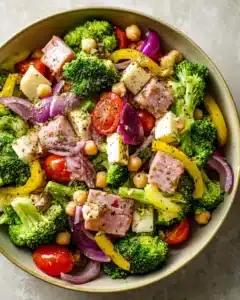 Italian Sub Broccoli Salad Recipe