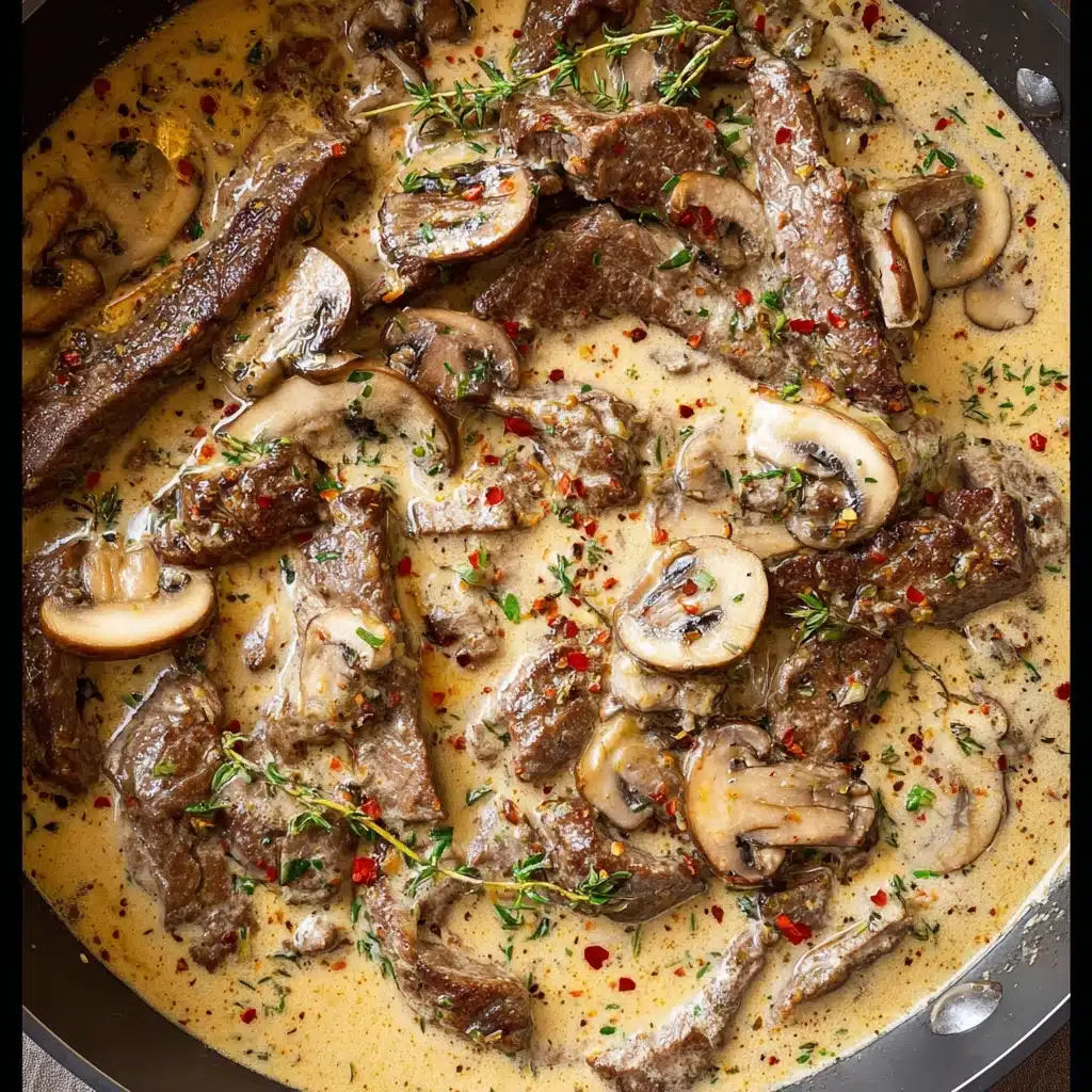 30-Minute Keto Beef Stroganoff Recipe - Recipe Image