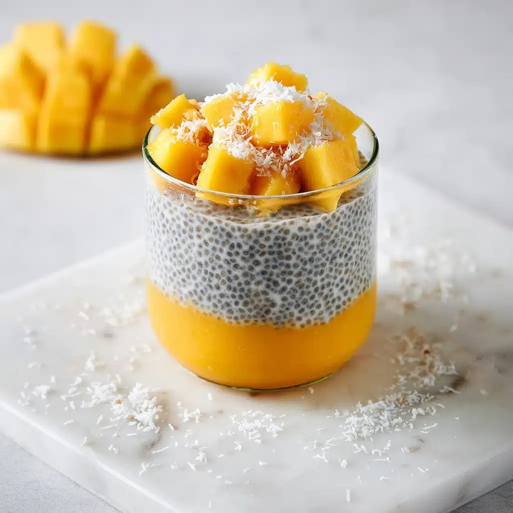 mango chia pudding matcha Recipe - Recipe Image