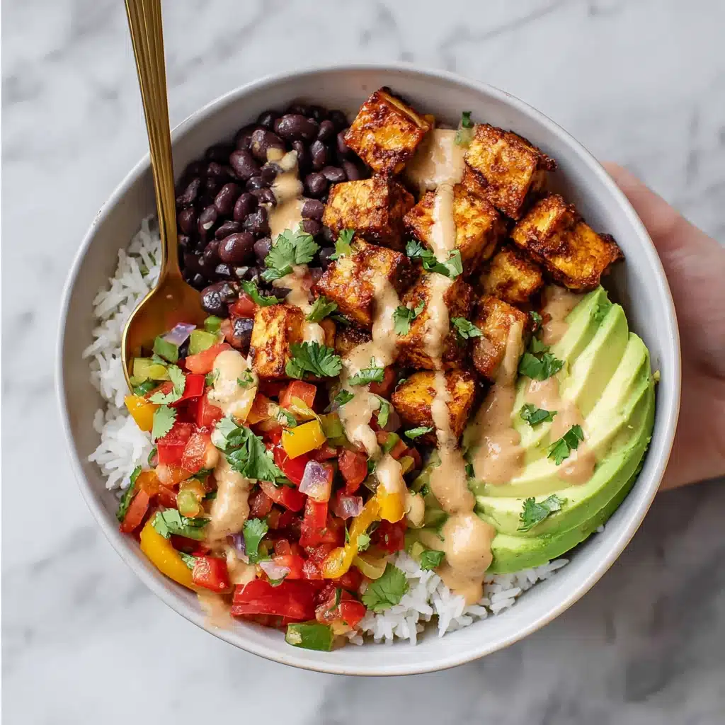 Baked Tofu Burrito Bowl Recipe - Recipe Image