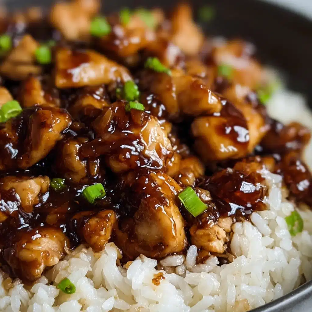 Honey BBQ Chicken Rice Recipe - Recipe Image