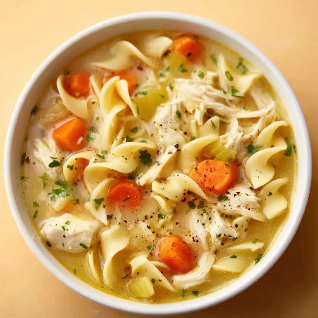 Crockpot Chicken Noodle Soup Recipe - Recipe Image