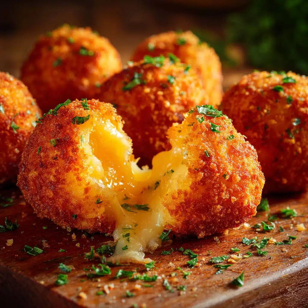 Air Fryer Cheesy Mashed Potato Balls Recipe - Recipe Image