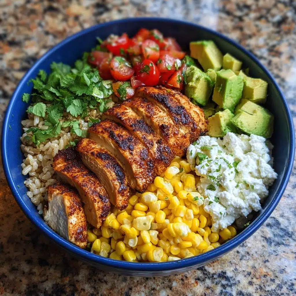 Street Corn Chicken Rice Bowl Recipe - Recipe Image