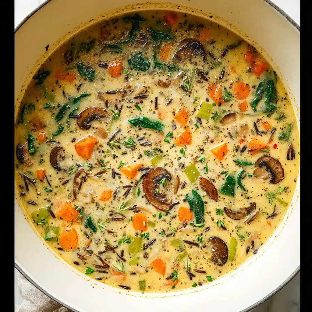 Cozy Autumn Wild Rice Soup Recipe - Recipe Image