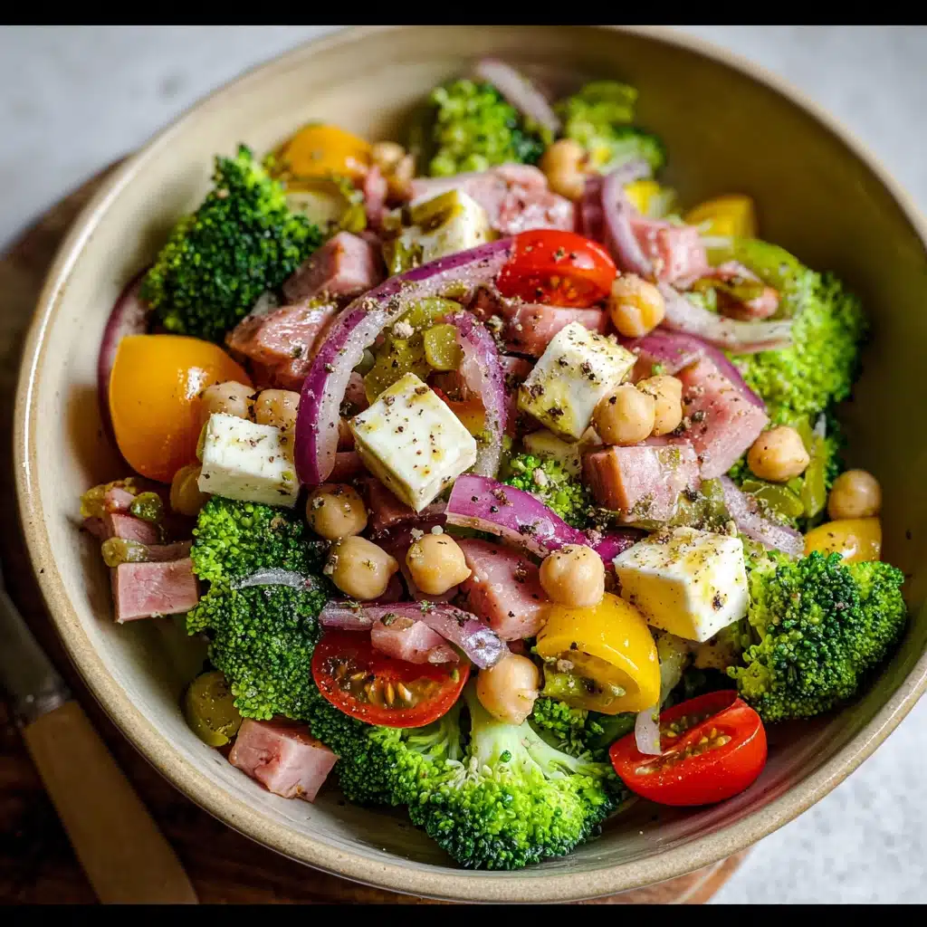 Italian Sub Broccoli Salad Recipe - Recipe Image