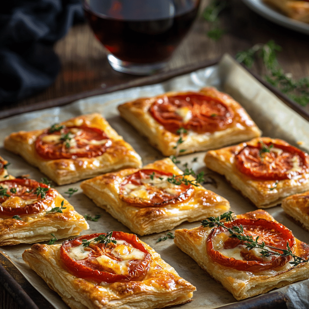 Prosciutto and Brie Upside-Down Pastries