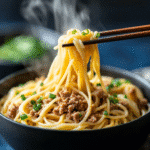 Asian Ground Beef Noodles