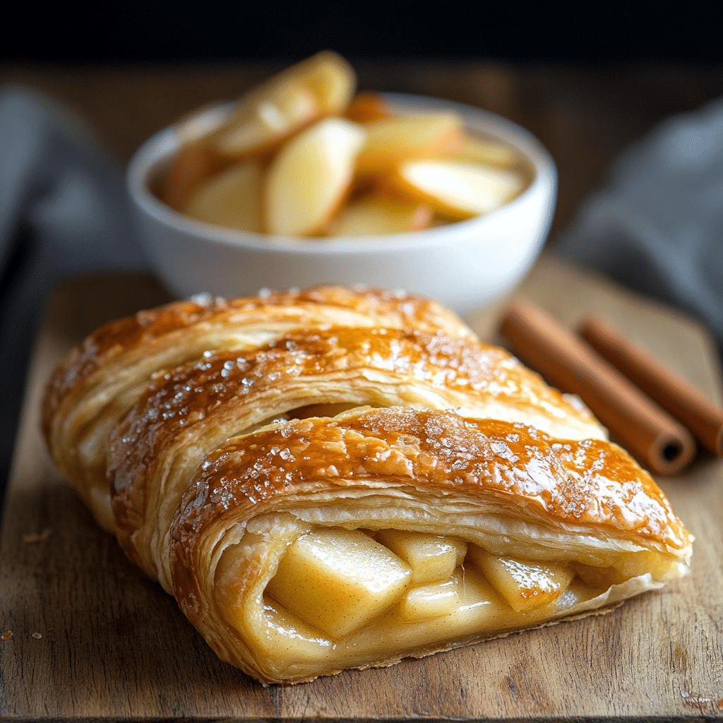 Braided Apple Puff Pastry