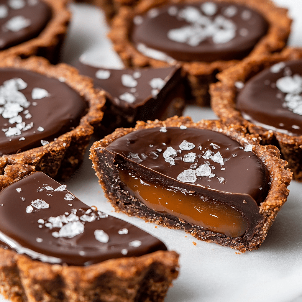 Easy Chocolate Salted Caramel Tarts Recipe