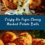 Air Fryer Cheesy Mashed Potato Balls Recipe