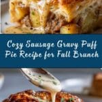 Sausage Gravy Puff Pie Recipe